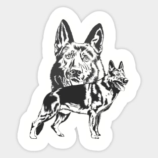 German Shepherd Dog - GSD Sticker